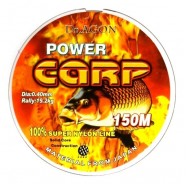 Лісочка рибальська, DrAGON Power Carp мультиколор, 150м, перетин 0,40мм